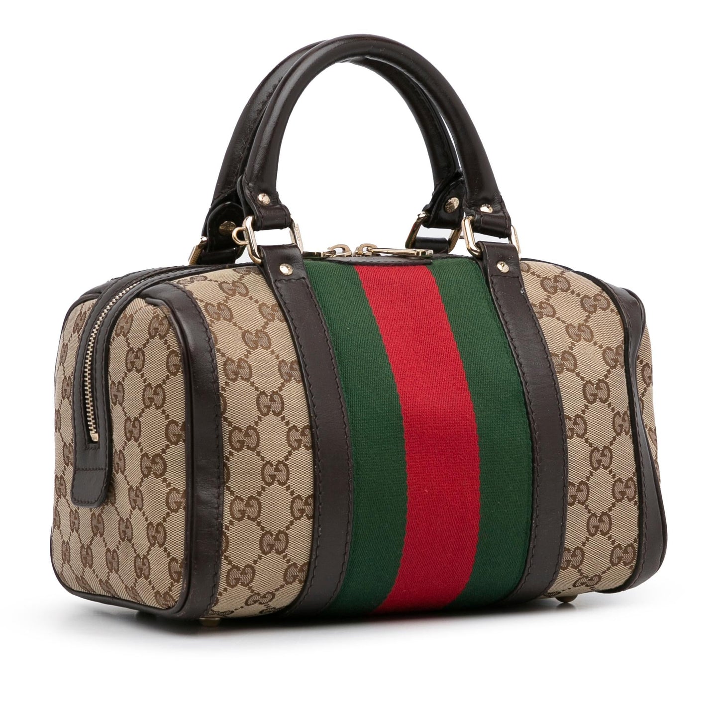Gucci GG Canvas Web Joy Boston (SHG-8ig8N6)