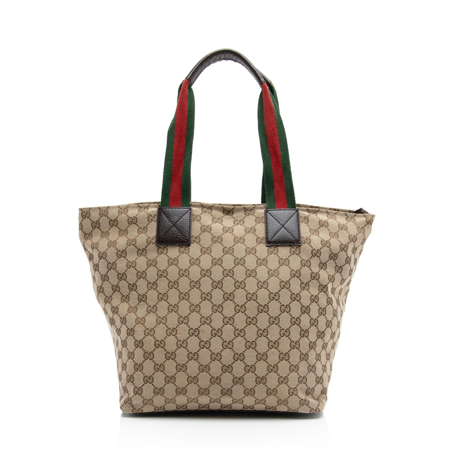 Gucci GG Canvas Web Large Tote (SHF-oTyQoP)
