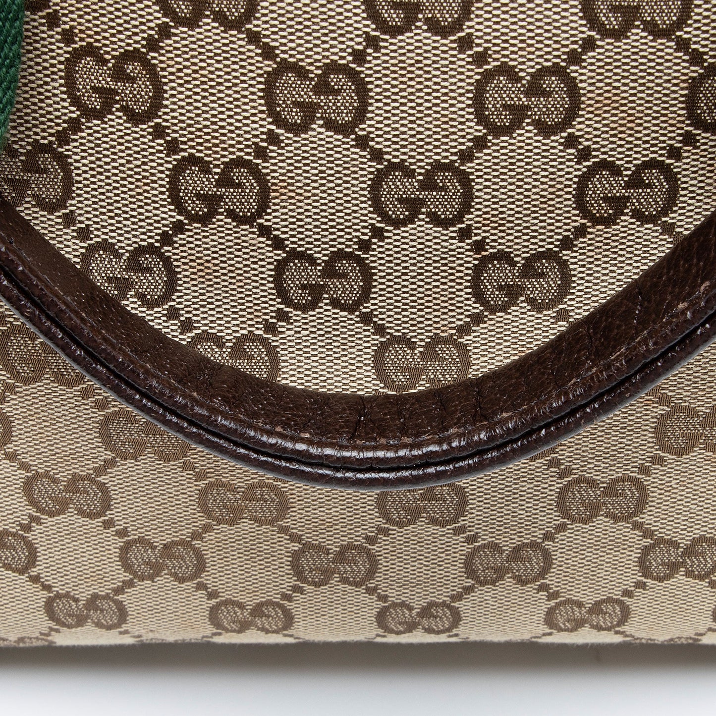 Gucci GG Canvas Web Large Tote (SHF-oTyQoP)