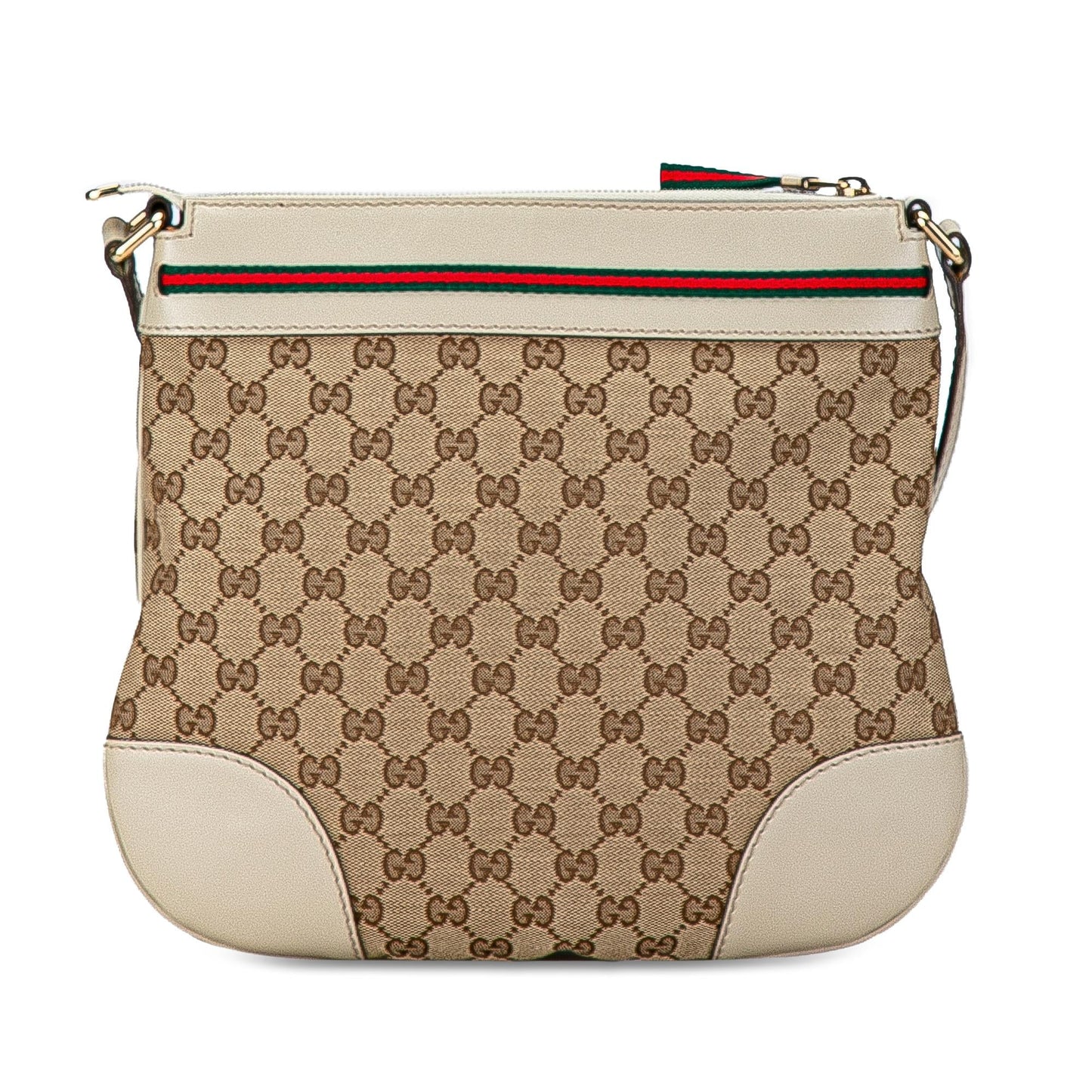 Gucci GG Canvas Web Mayfair Crossbody (SHG-Z9RL30)