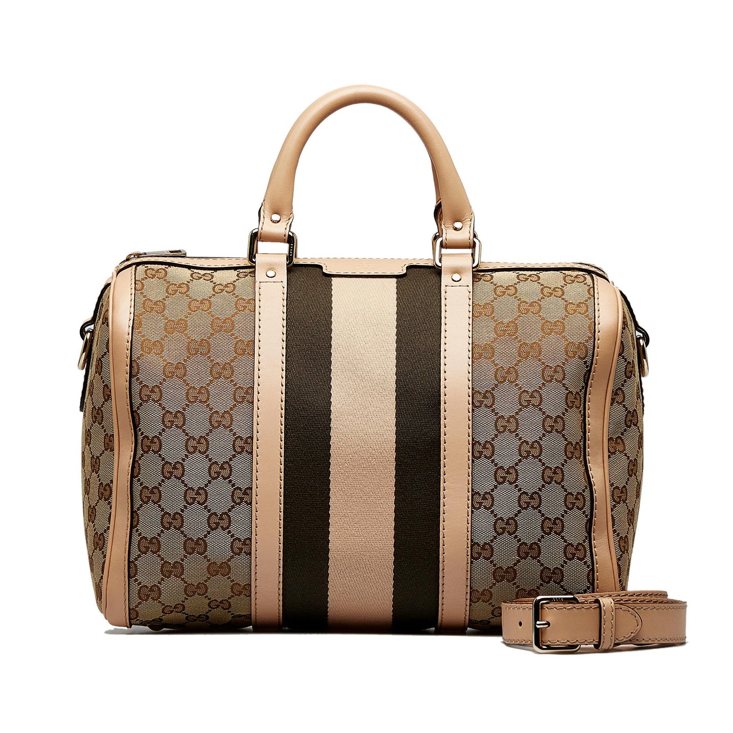 Gucci GG Canvas Web Satchel (SHG-qKkwqV)