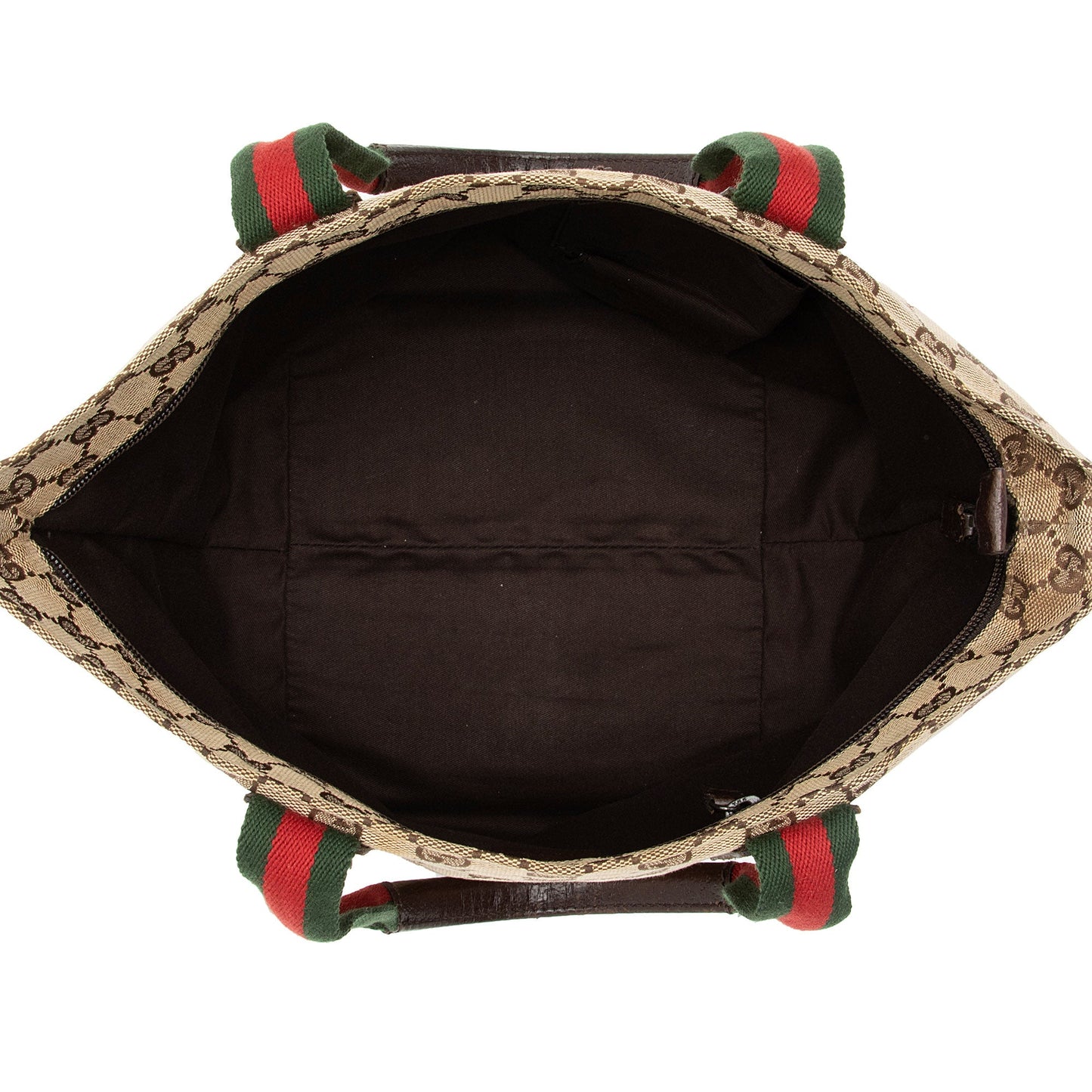 Gucci GG Canvas Web Small Tote (SHF-zJSZ0v)