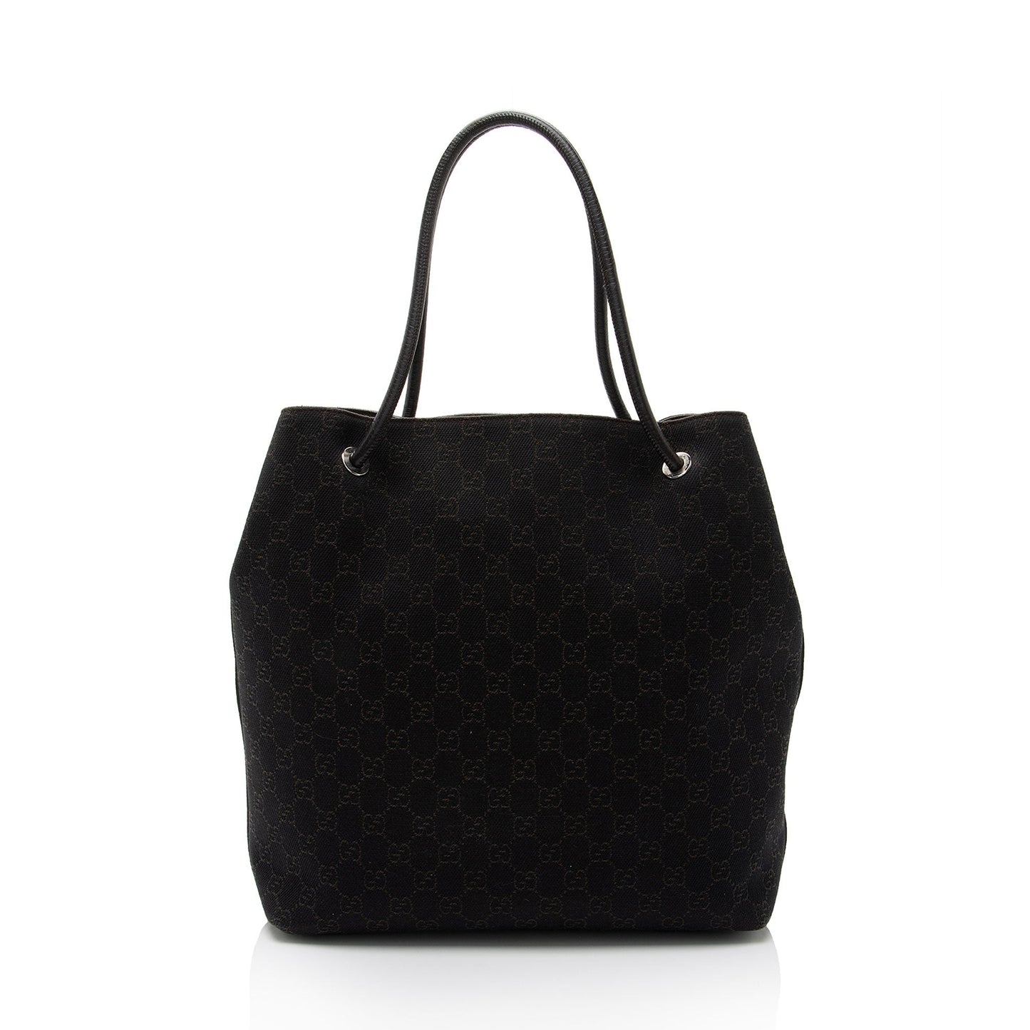 Gucci GG Denim Gifford Medium Tote (SHF-Z5HiOr)