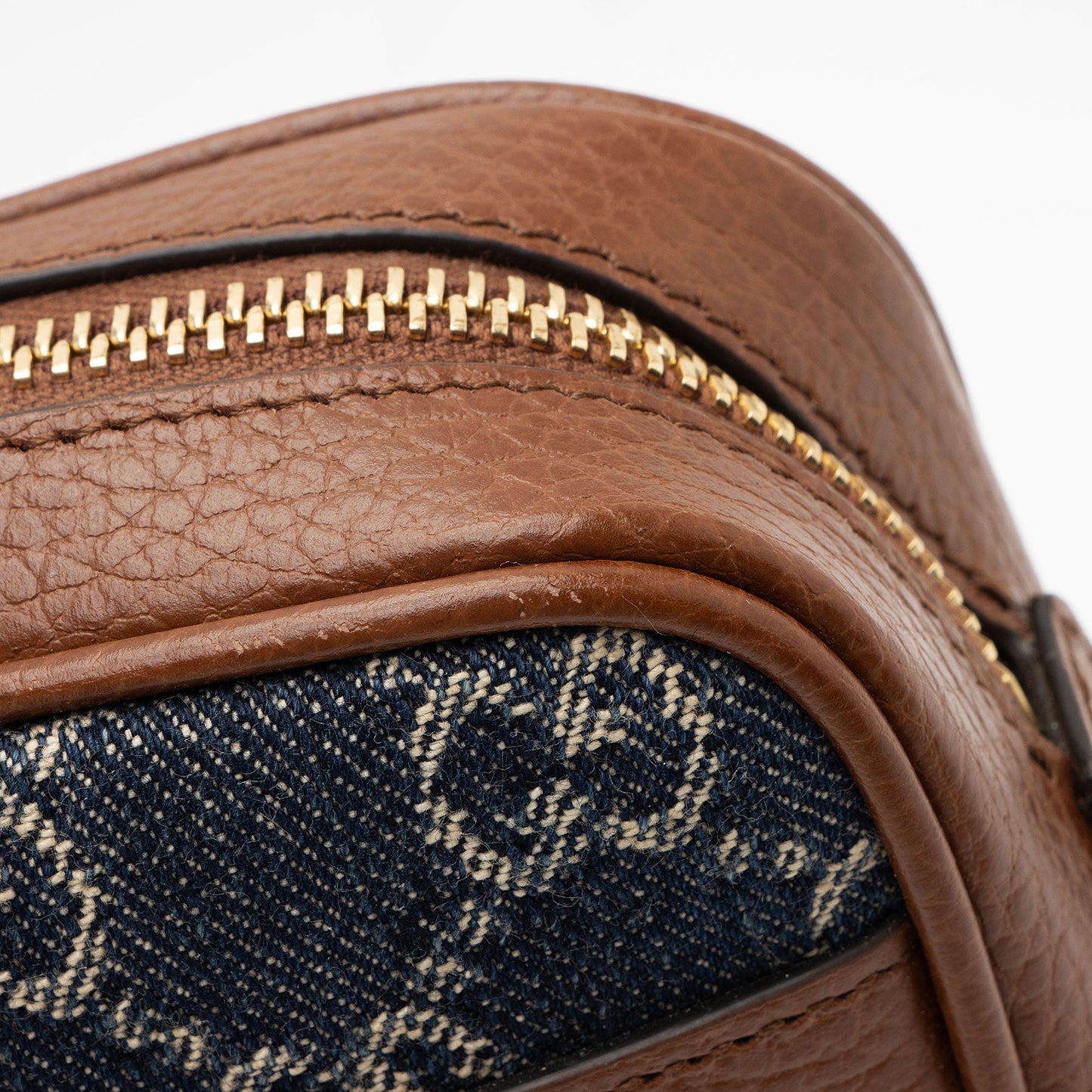 Gucci GG Denim Ophidia Mini Shoulder Bag (SHF-SFY9LT)