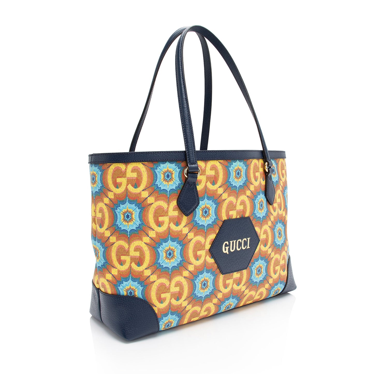 Gucci GG Kaleidoscope Canvas 100th Anniversary Medium Tote (SHF-vURevc)