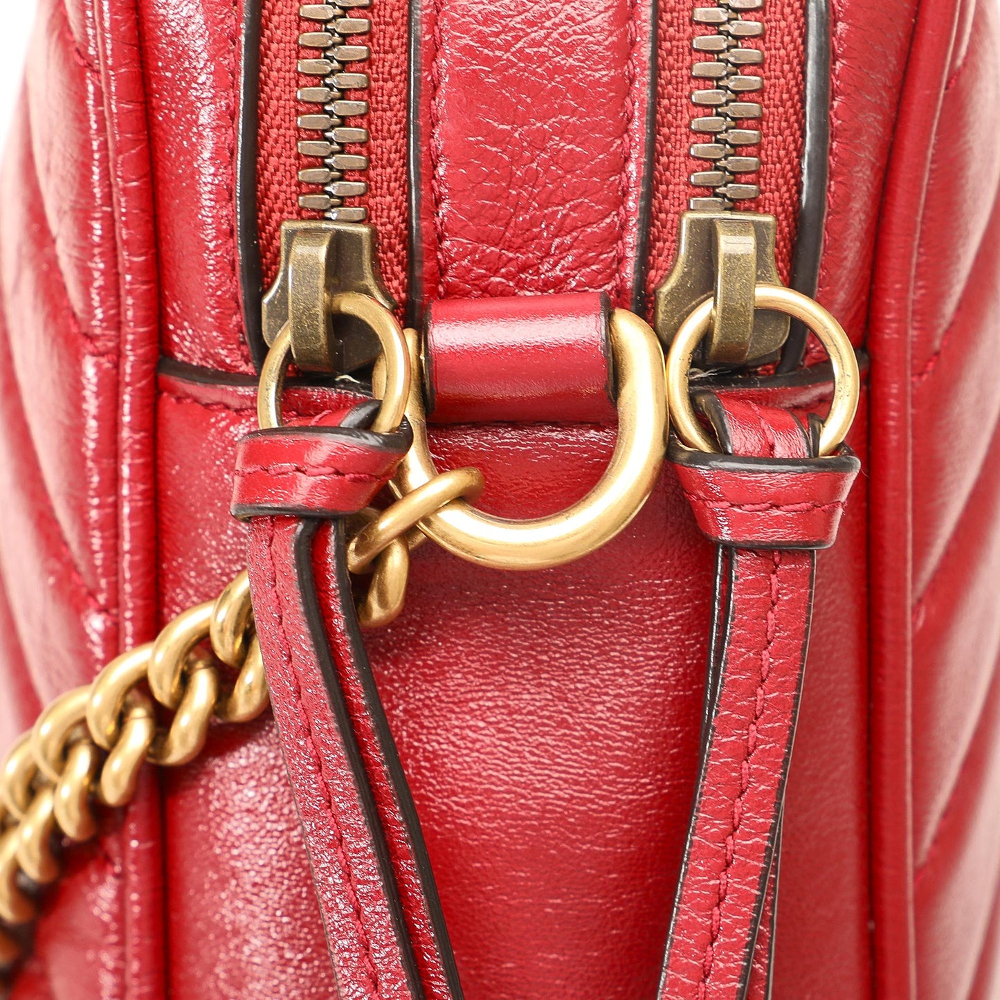 Gucci GG Marmont Double Zip Camera Bag (SHG-mClmnU)