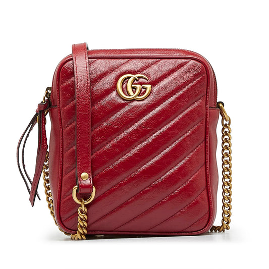 Gucci GG Marmont Double Zip Camera Bag (SHG-B9hwew)