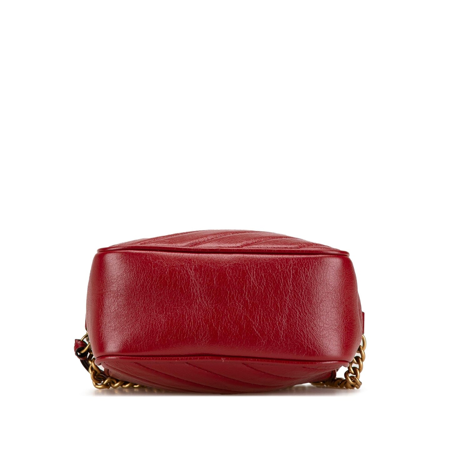 Gucci GG Marmont Leather Matelasse Double Zip Crossbody