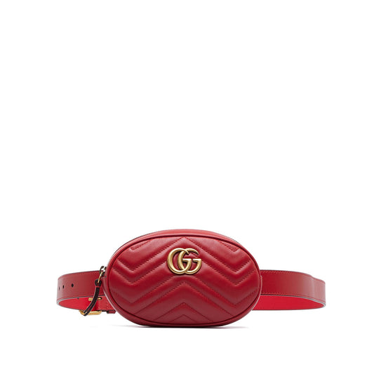 Gucci GG Marmont Matelasse Belt Bag (SHG-2MdPGa)