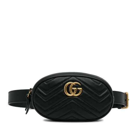 Gucci GG Marmont Matelasse Belt Bag (SHG-MpX2RD)