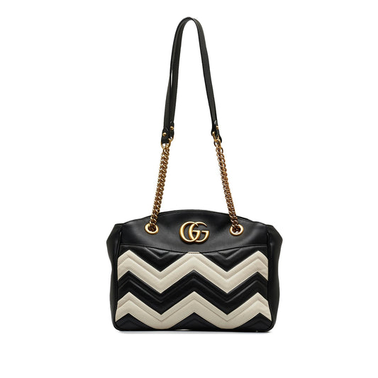 Gucci GG Marmont Matelasse Chain Tote (SHG-GMyiRZ)
