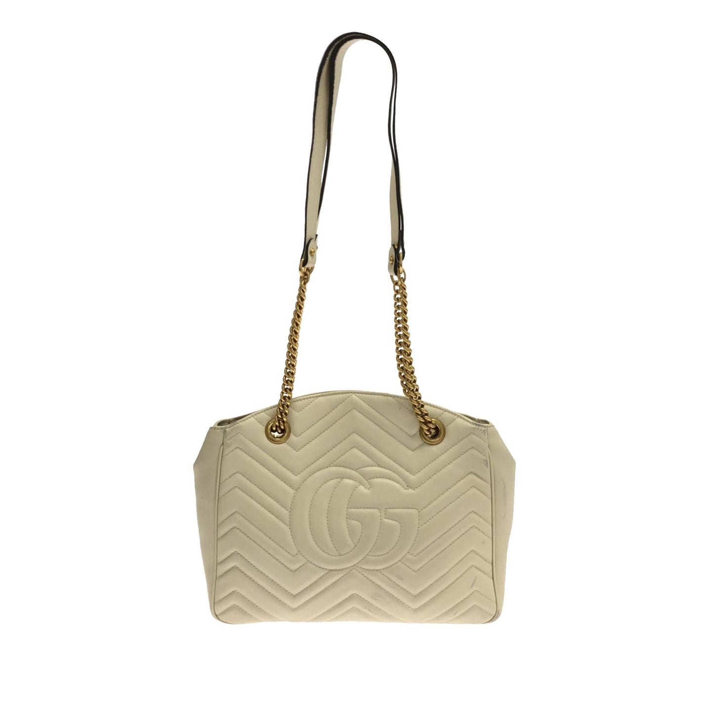 Gucci GG Marmont Matelasse Chain Tote (SHG-iMHDhJ)