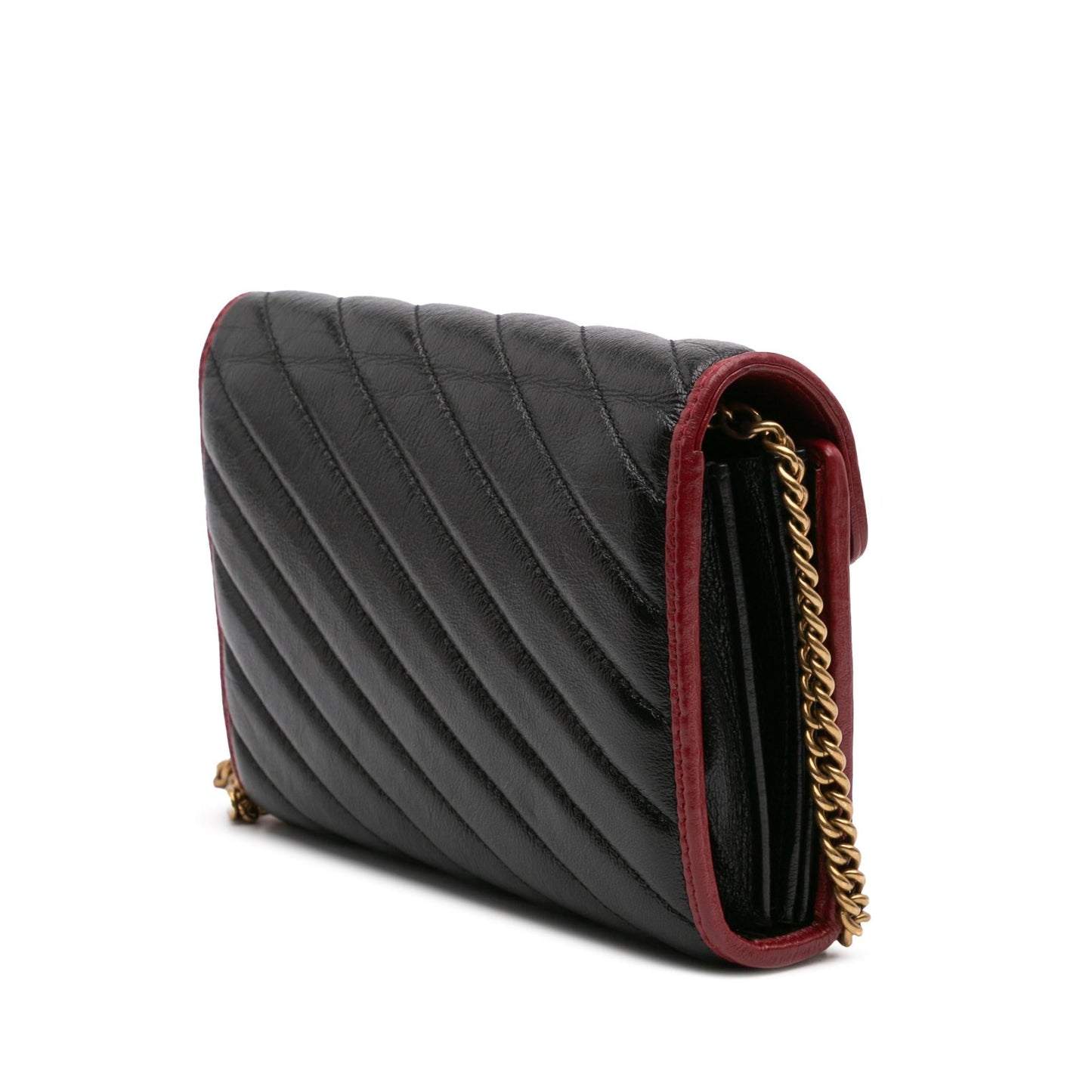 Gucci GG Marmont Matelasse Leather Torchon Wallet On Chain