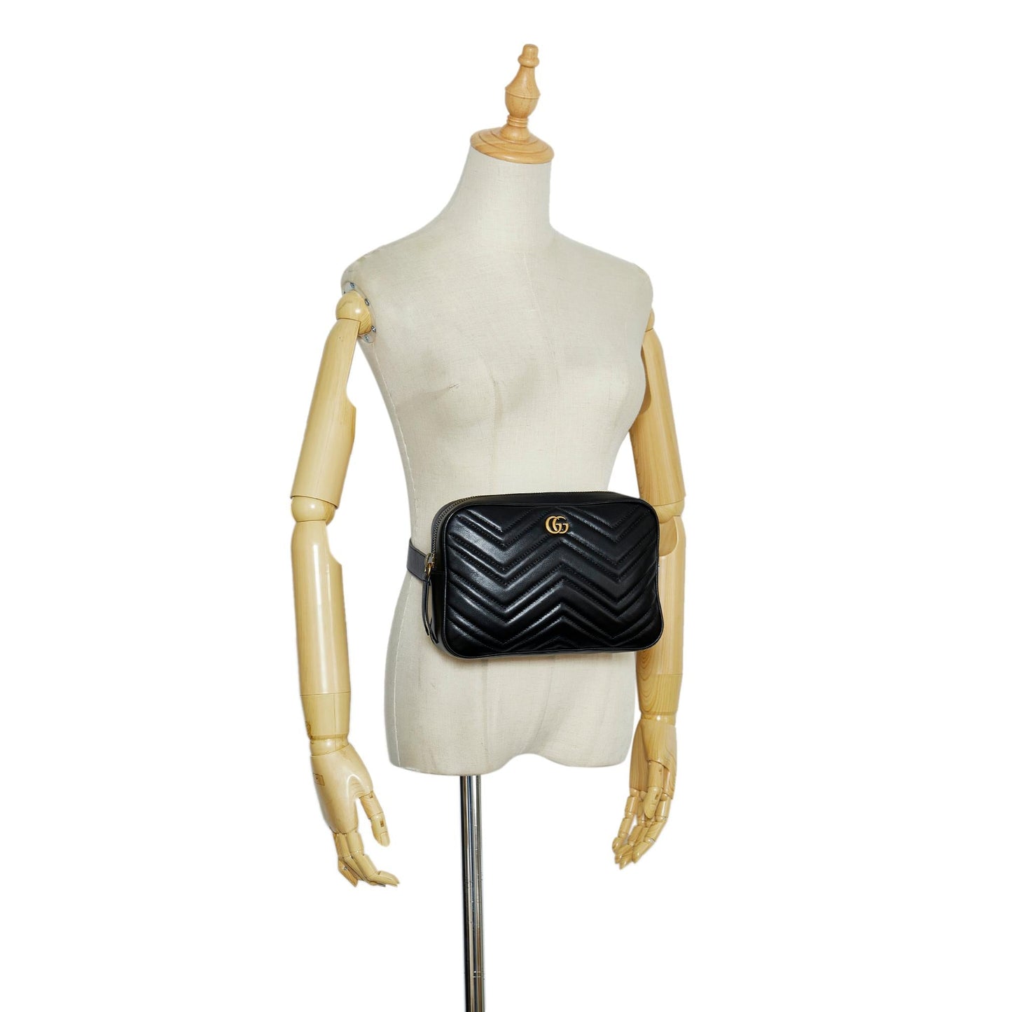 Gucci GG Marmont Matelasse Square Belt Bag (SHG-wwReIG)
