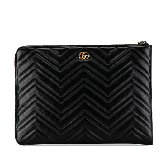 Gucci GG Marmont Portfolio Clutch (SHG-q2dVGz)