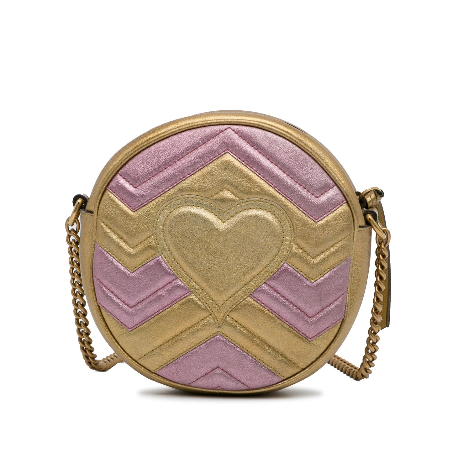 Gucci GG Marmont Round Crossbody Bag (SHG-i53pVI)