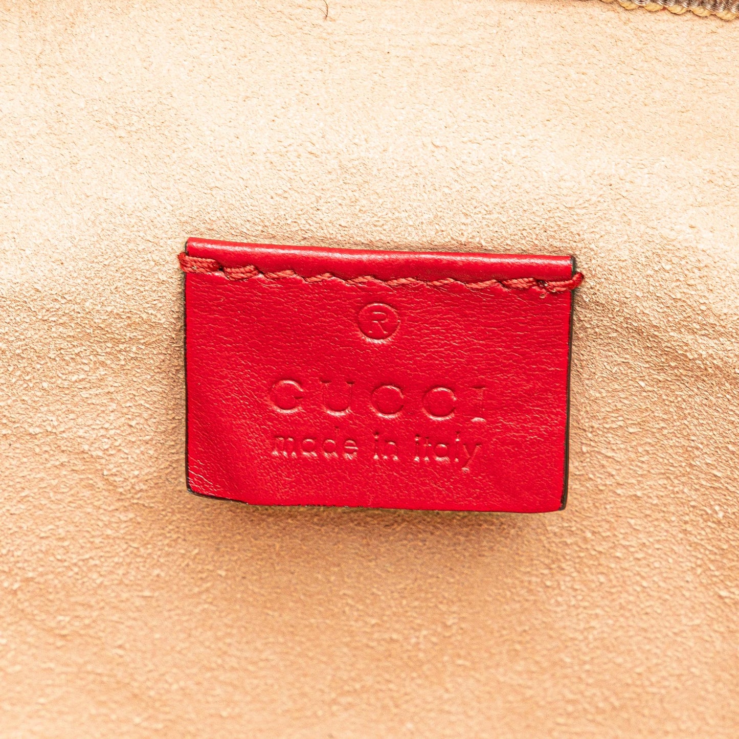 Gucci GG Marmont Round Matelasse Leather Backpack