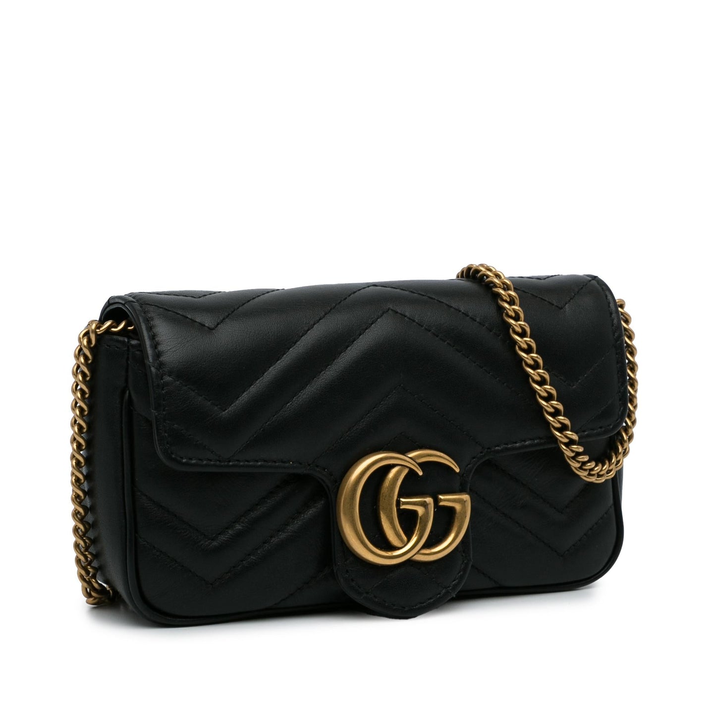 Gucci GG Marmont Super Mini Crossbody Bag (SHG-7J0Frx)