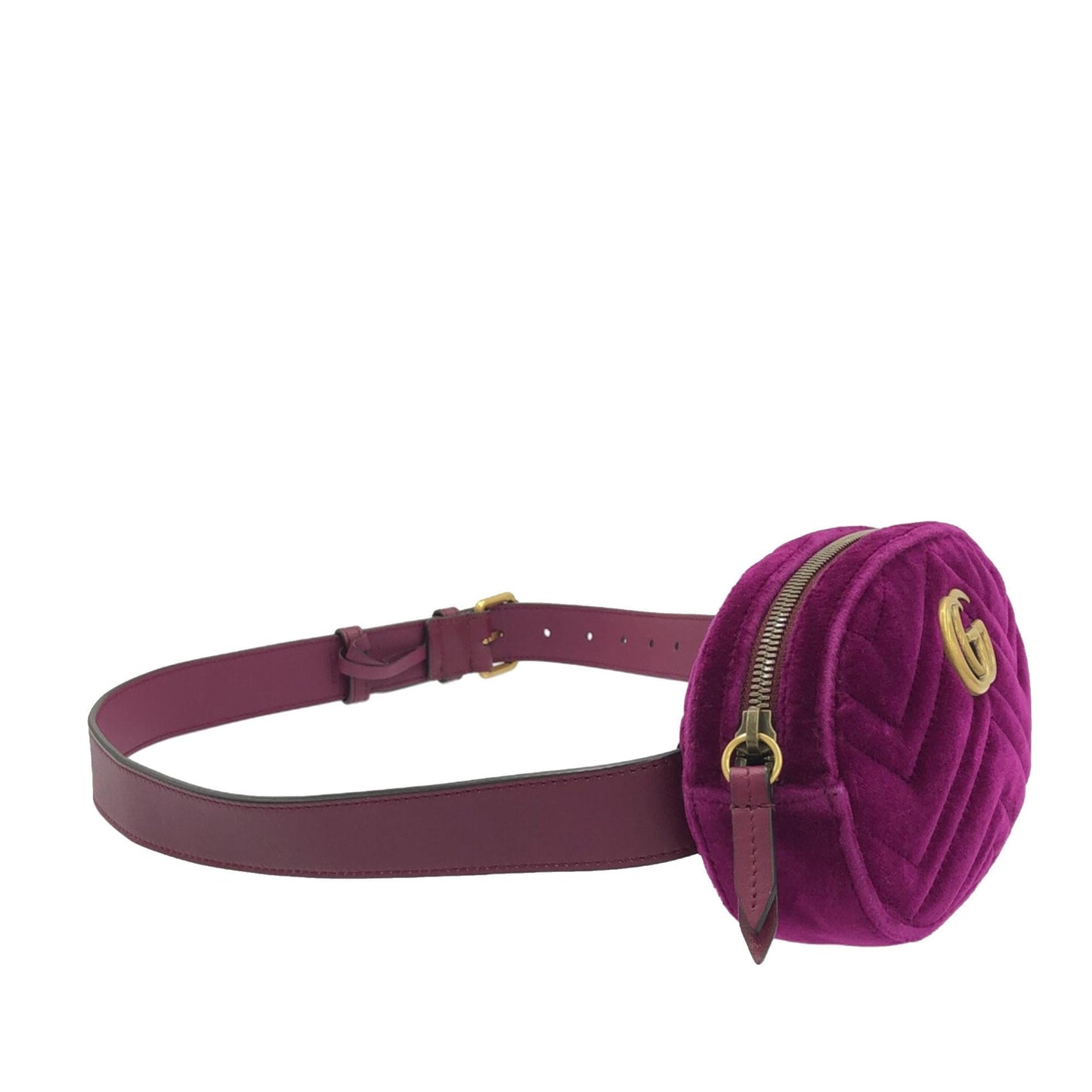 Gucci GG Marmont Velvet Belt Bag (SHG-OGdEfS)