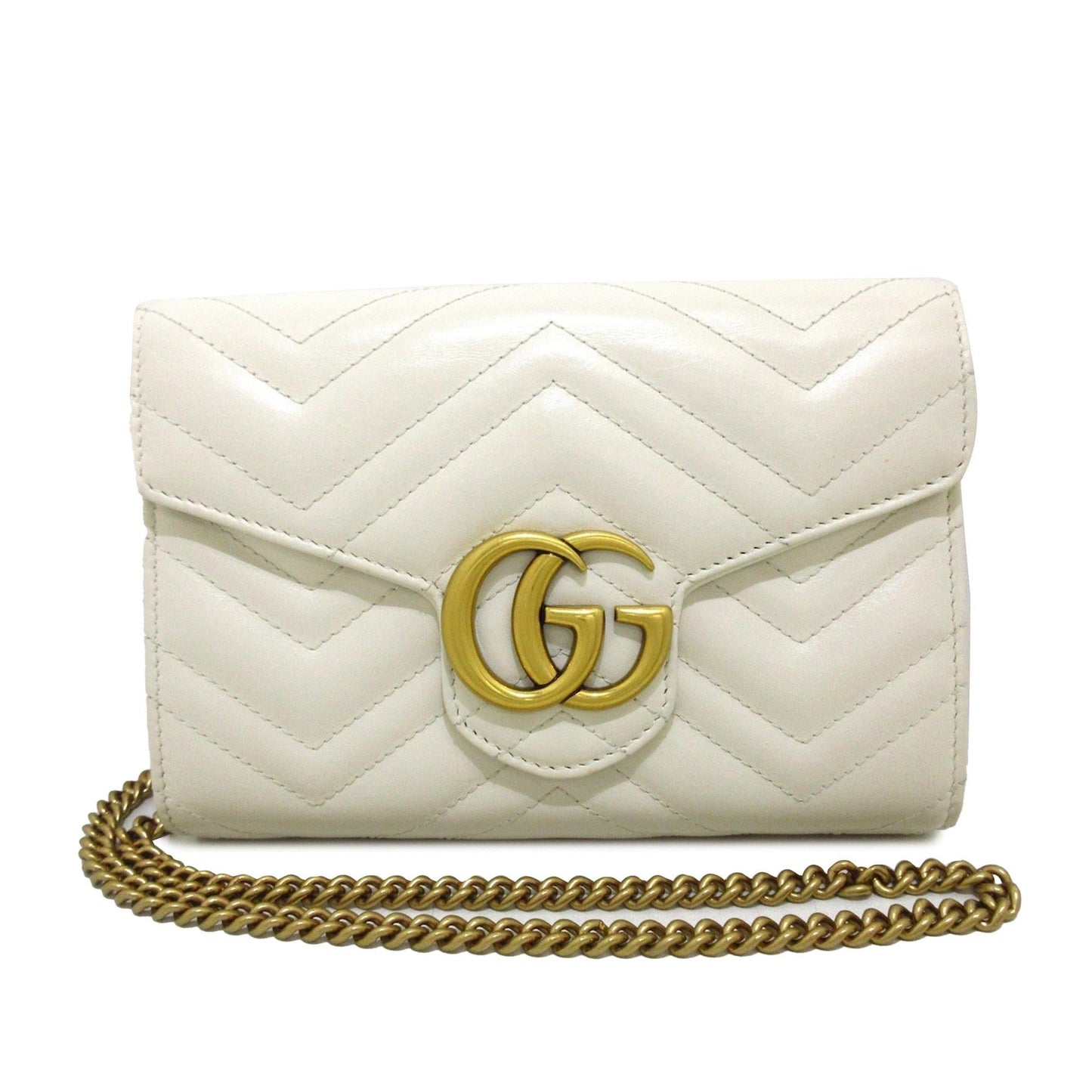 Gucci GG Marmont Wallet on Chain (SHG-FE2JWp)