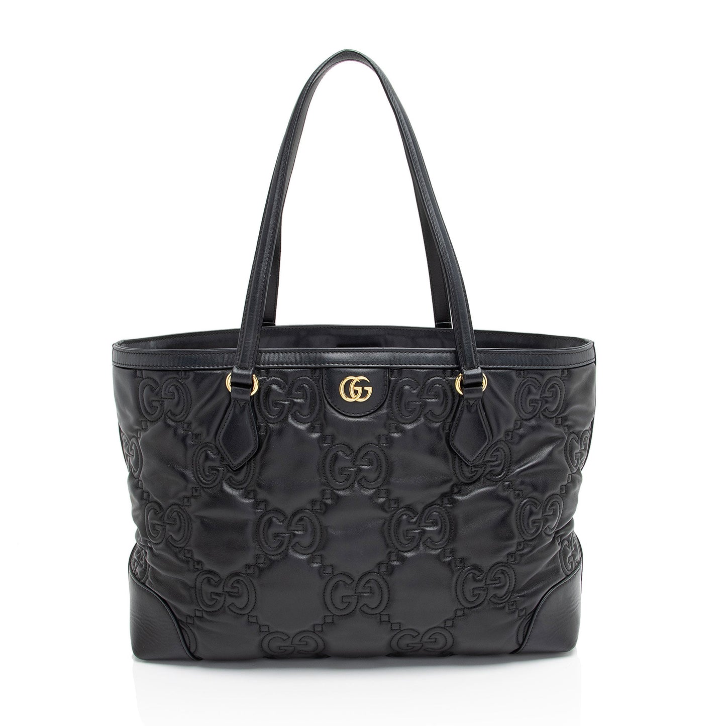 Gucci Jumbo GG Matelasse Medium Tote (SHF-GyLDDY)