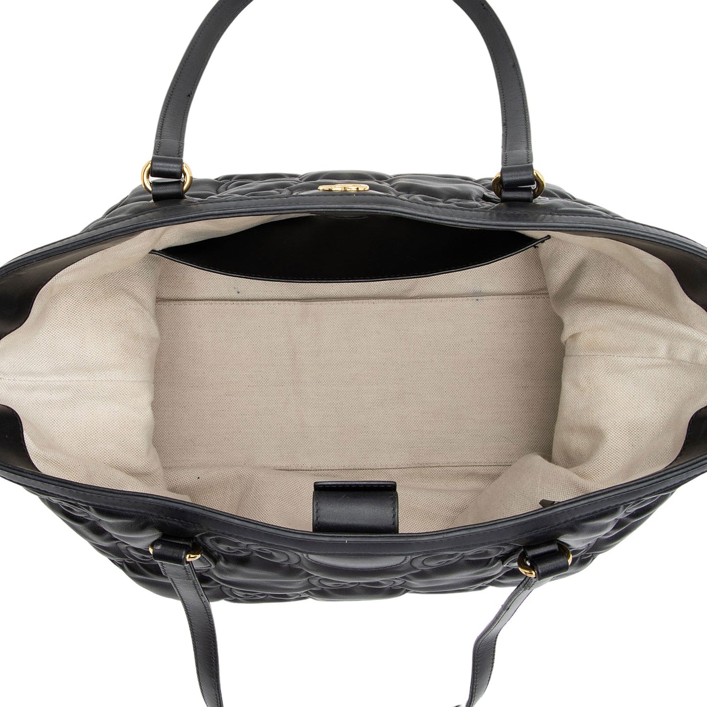 Gucci Jumbo GG Matelasse Medium Tote (SHF-GyLDDY)