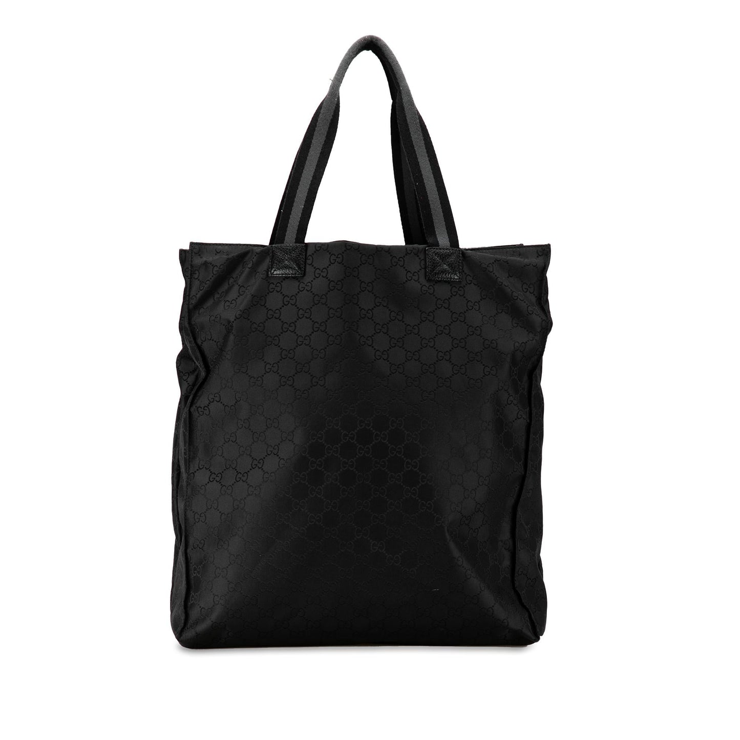 Gucci GG Nylon Web Tote (SHG-fNZUly)