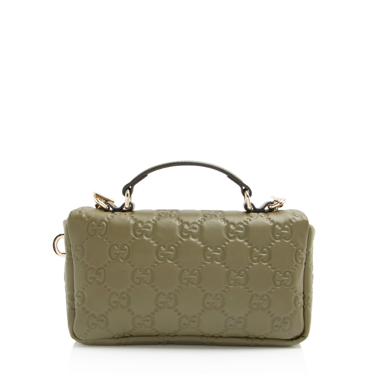 Gucci GG Puffy Leather Milano Mini Top Handle