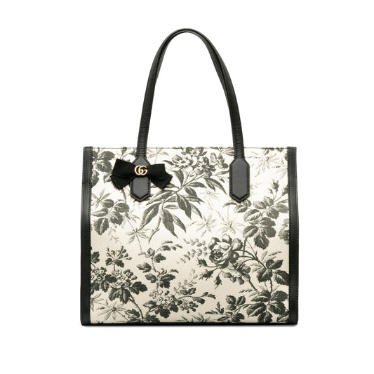 Gucci GG Ribbon Herbarium Tote (SHG-7OJiGT)