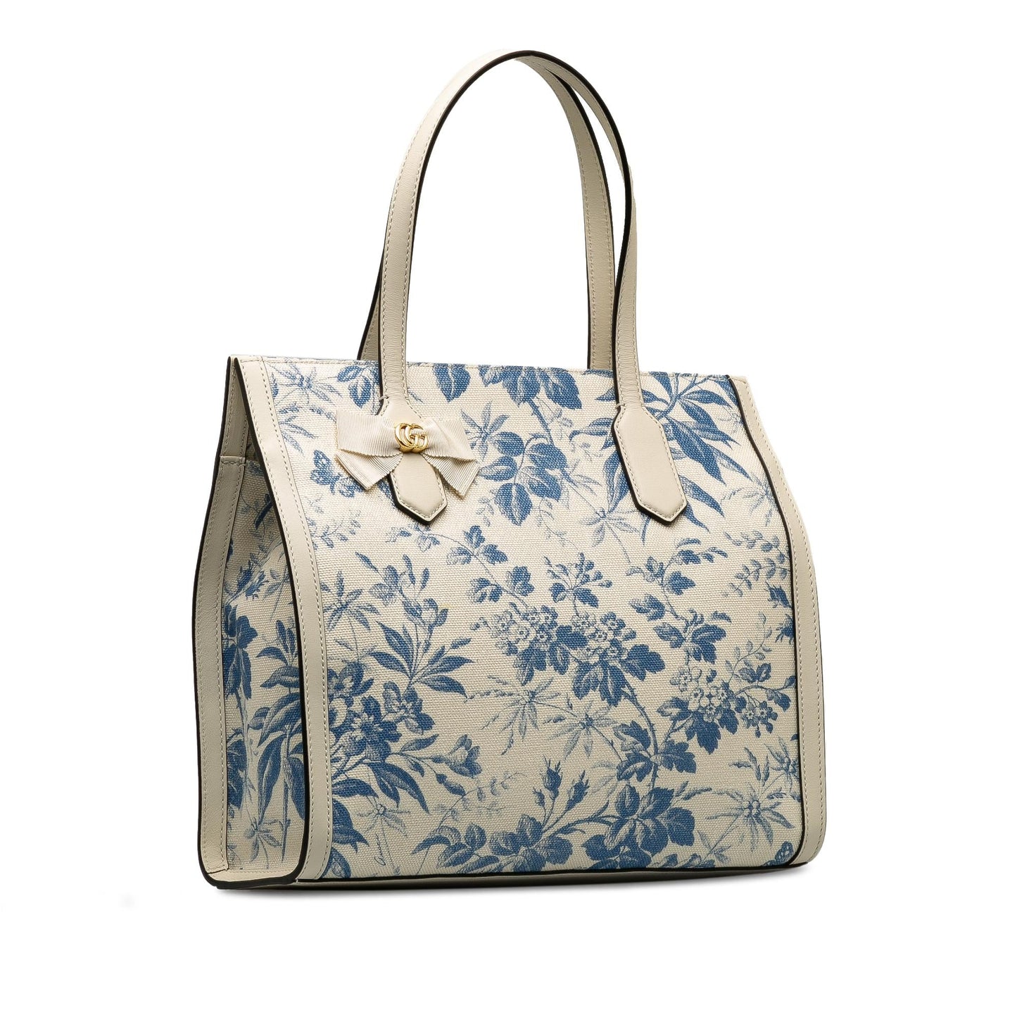 Gucci GG Ribbon Herbarium Tote (SHG-Y61akz)