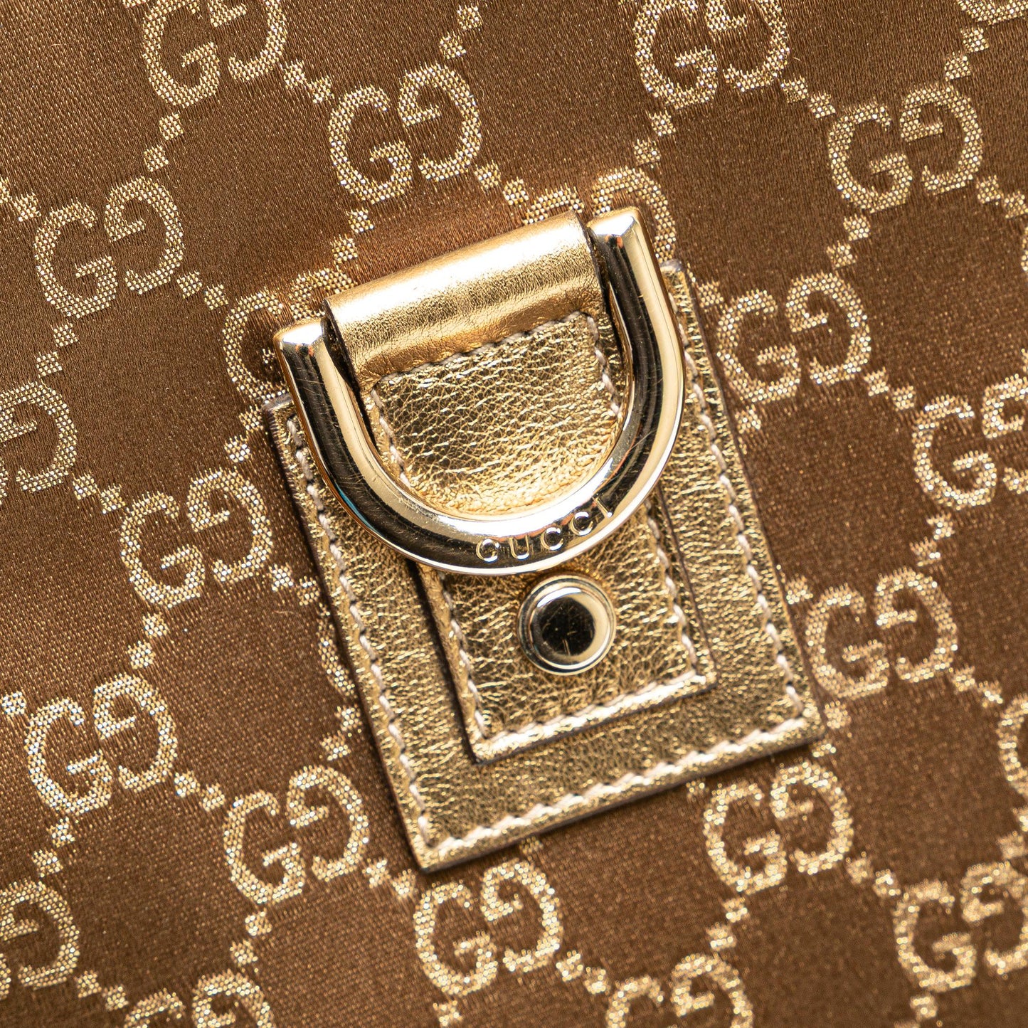 Gucci GG Satin Abbey D Ring Crossbody
