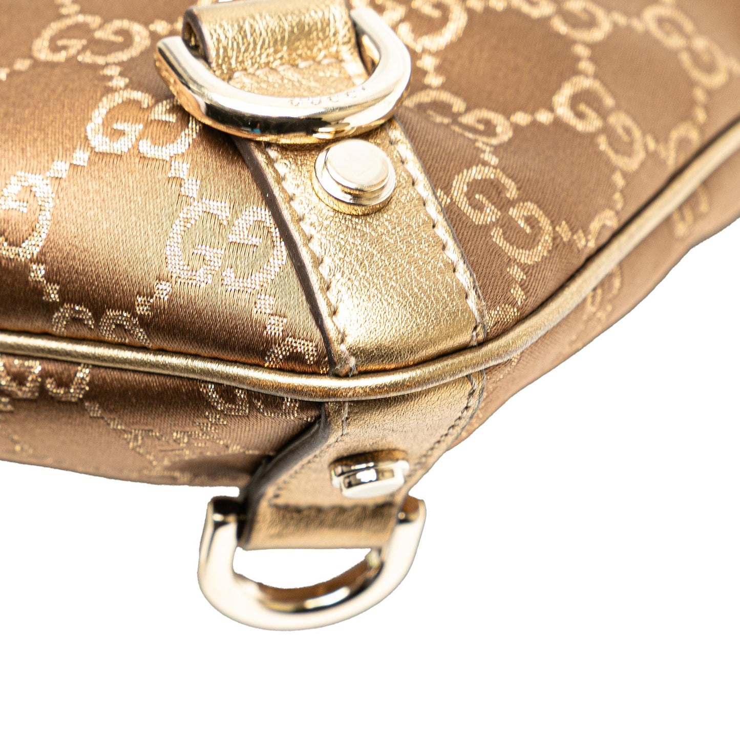 Gucci GG Satin Abbey D Ring Crossbody