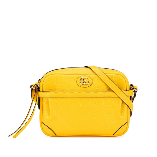 Gucci GG Star Embossed Leather Crossbody