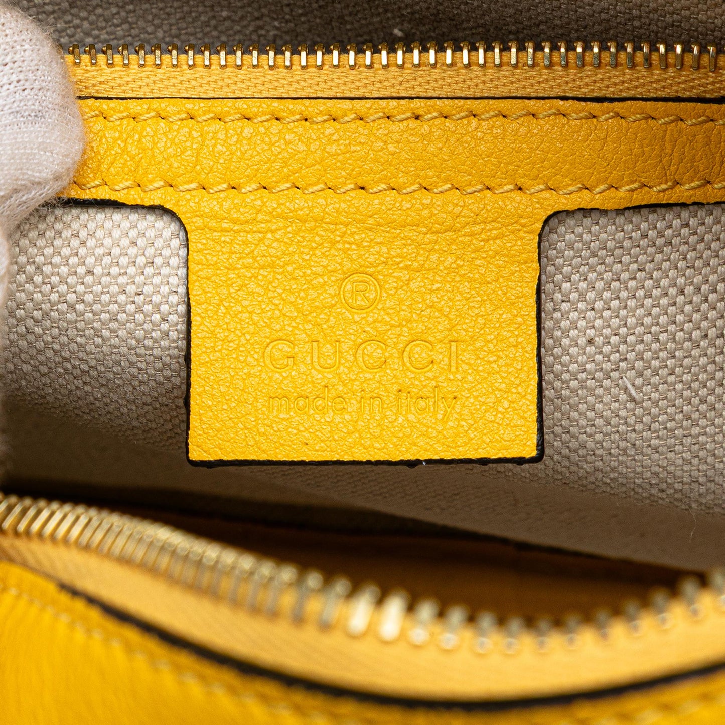 Gucci GG Star Embossed Leather Crossbody
