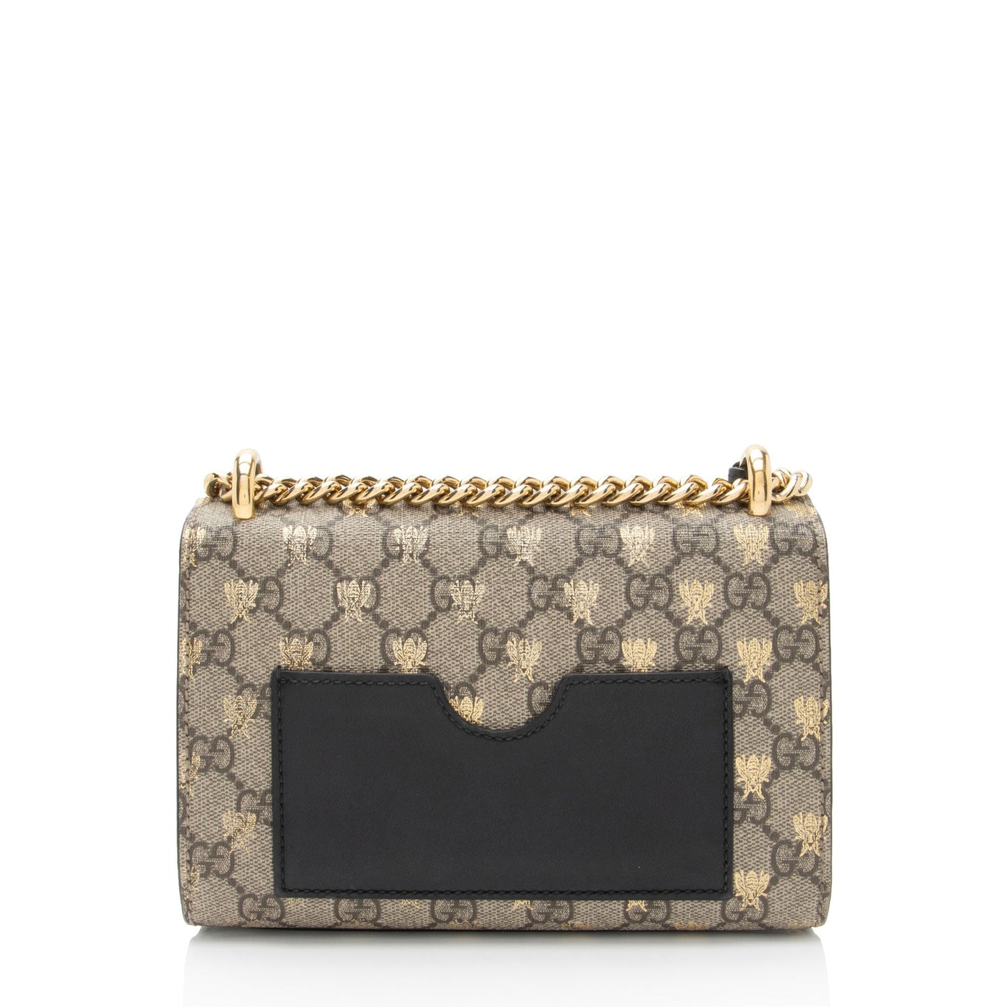 Gucci GG Supreme Bee Padlock Small Shoulder Bag (SHF-JaFqOf)