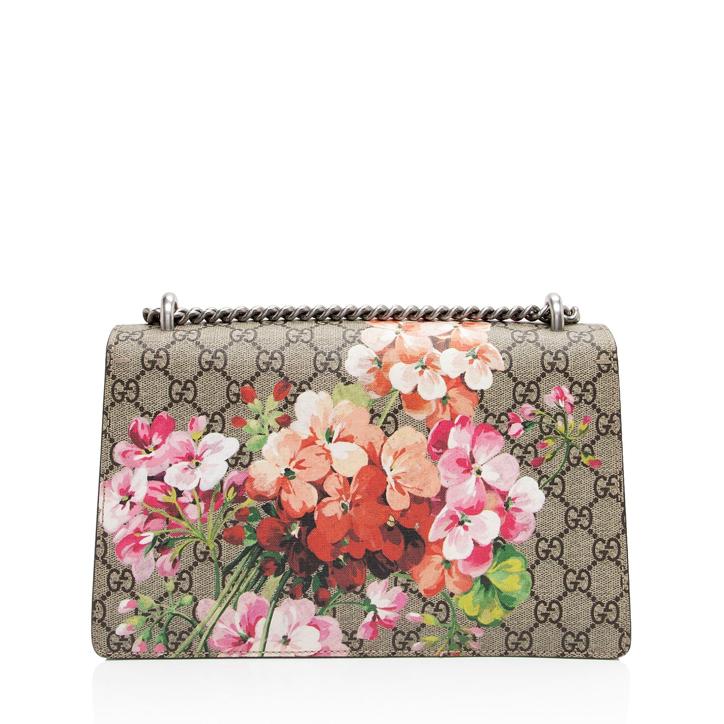 Gucci GG Supreme Blooms Dionysus Small Shoulder Bag (SHF-ZisQDH)