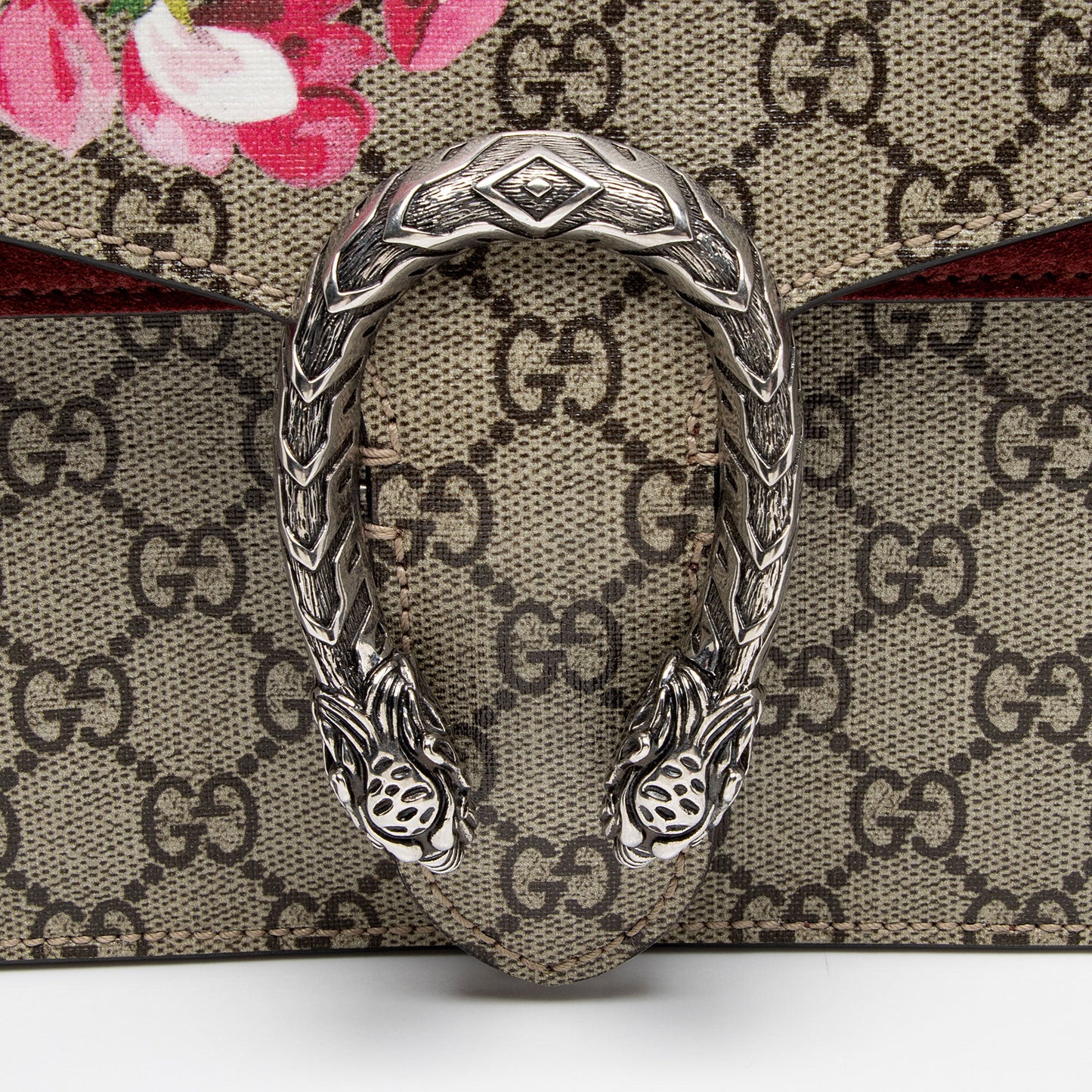 Gucci GG Supreme Blooms Dionysus Small Shoulder Bag (SHF-ZisQDH)