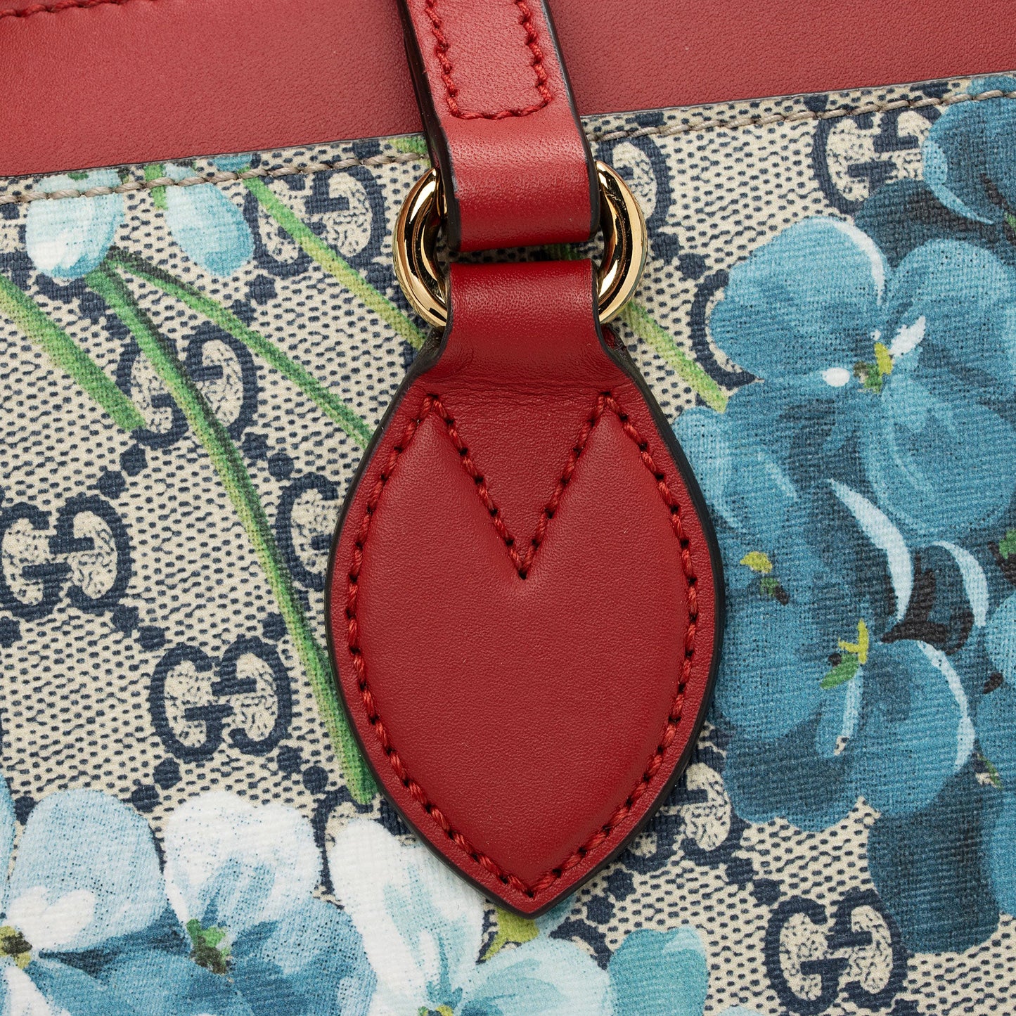 Gucci GG Supreme Blooms Large Zip Tote (SHF-qDfhoQ)