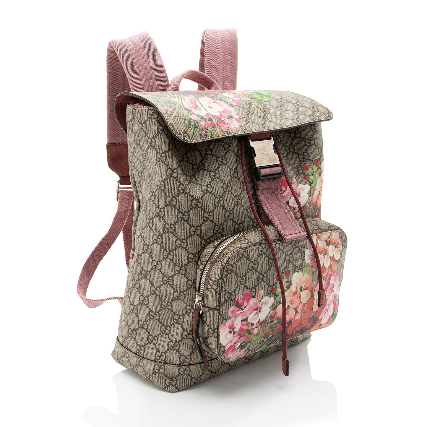 Gucci GG Supreme Blooms Medium Backpack (SHF-G2tOOE)