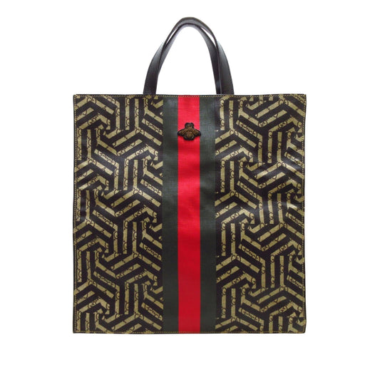 Gucci GG Supreme Caleido Web Tote (SHG-zGx5Zu)