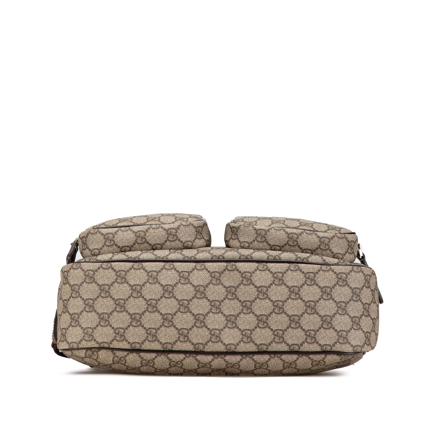 Gucci GG Supreme Double Pocket Crossbody