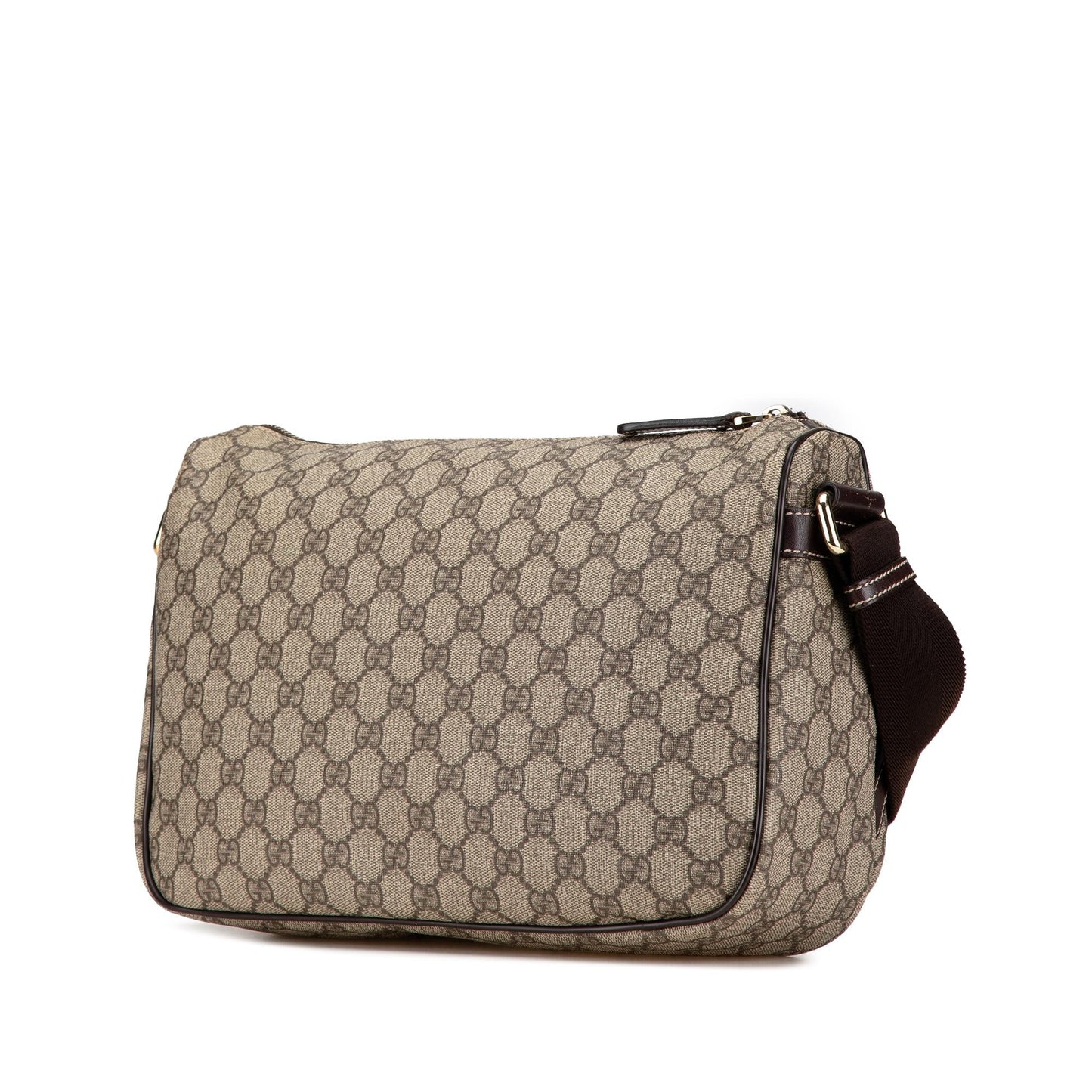 Gucci GG Supreme Double Pocket Crossbody