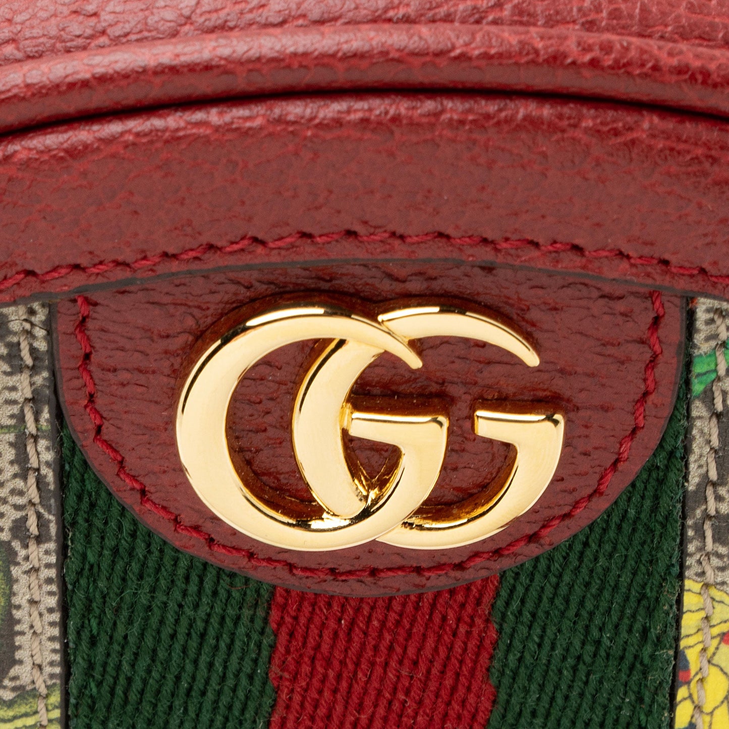 Gucci GG Supreme Flora Ophidia Round Mini Backpack (SHF-YLliBe)