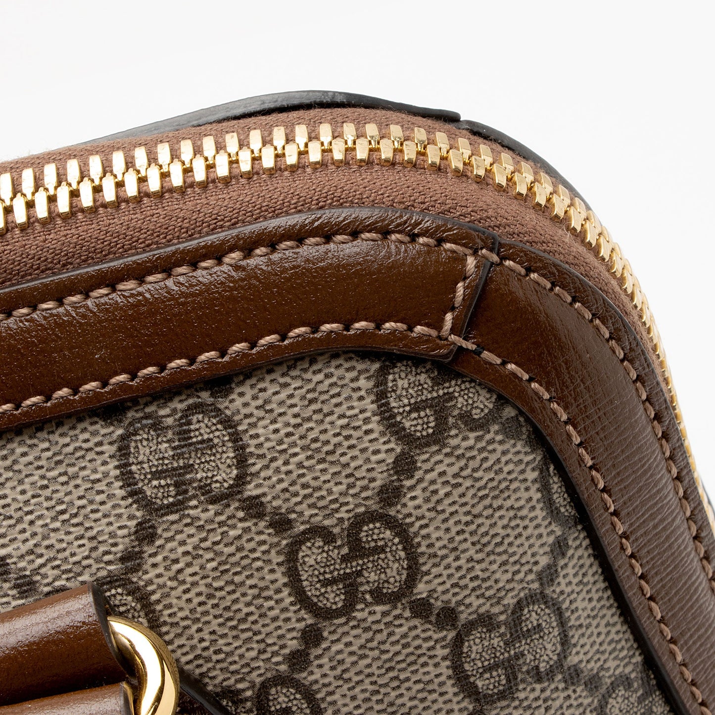 Gucci GG Supreme Horsebit 1955 Medium Top Handle (SHF-s7mzQw)
