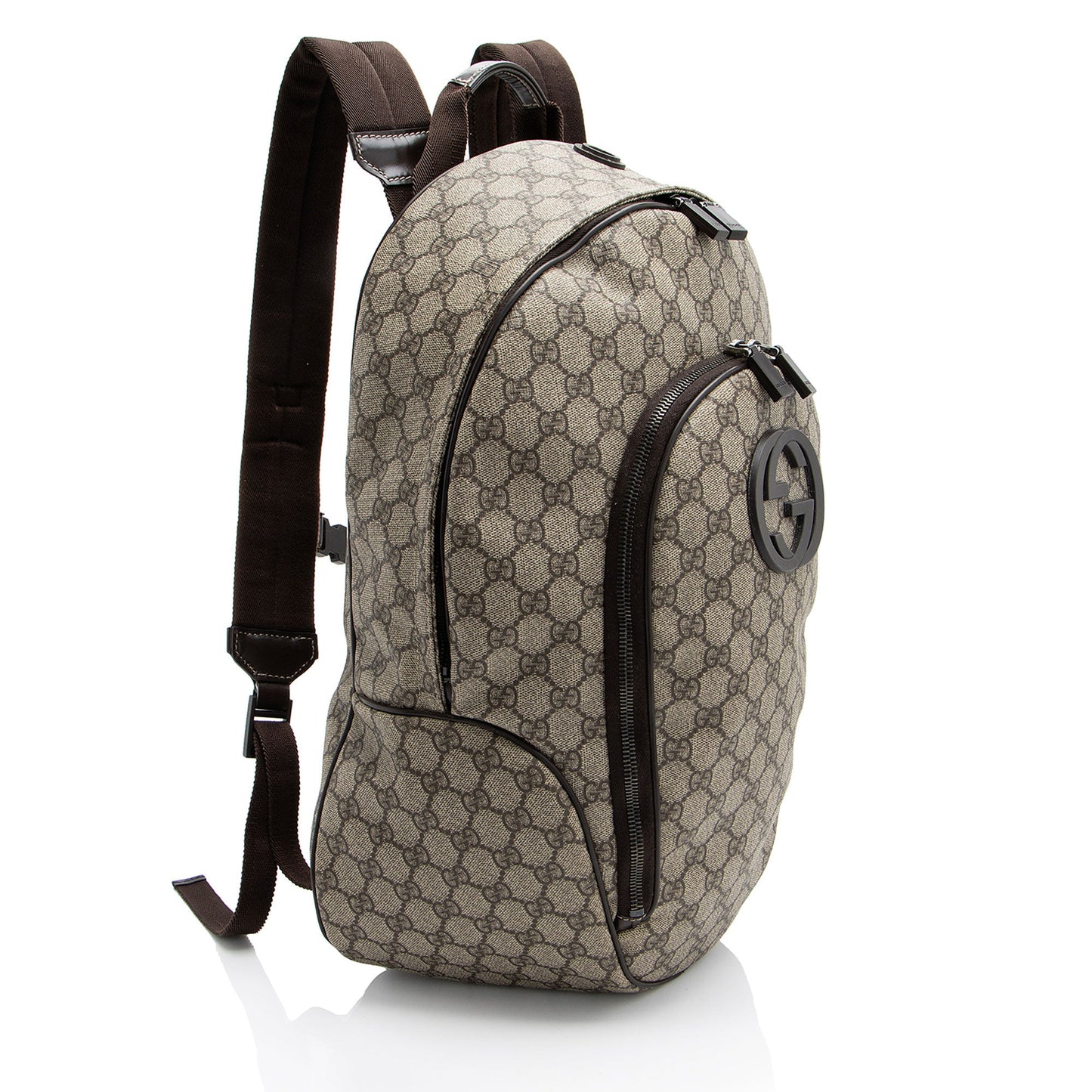 Gucci GG Supreme Interlocking G Medium Backpack (SHF-QiGfpu)