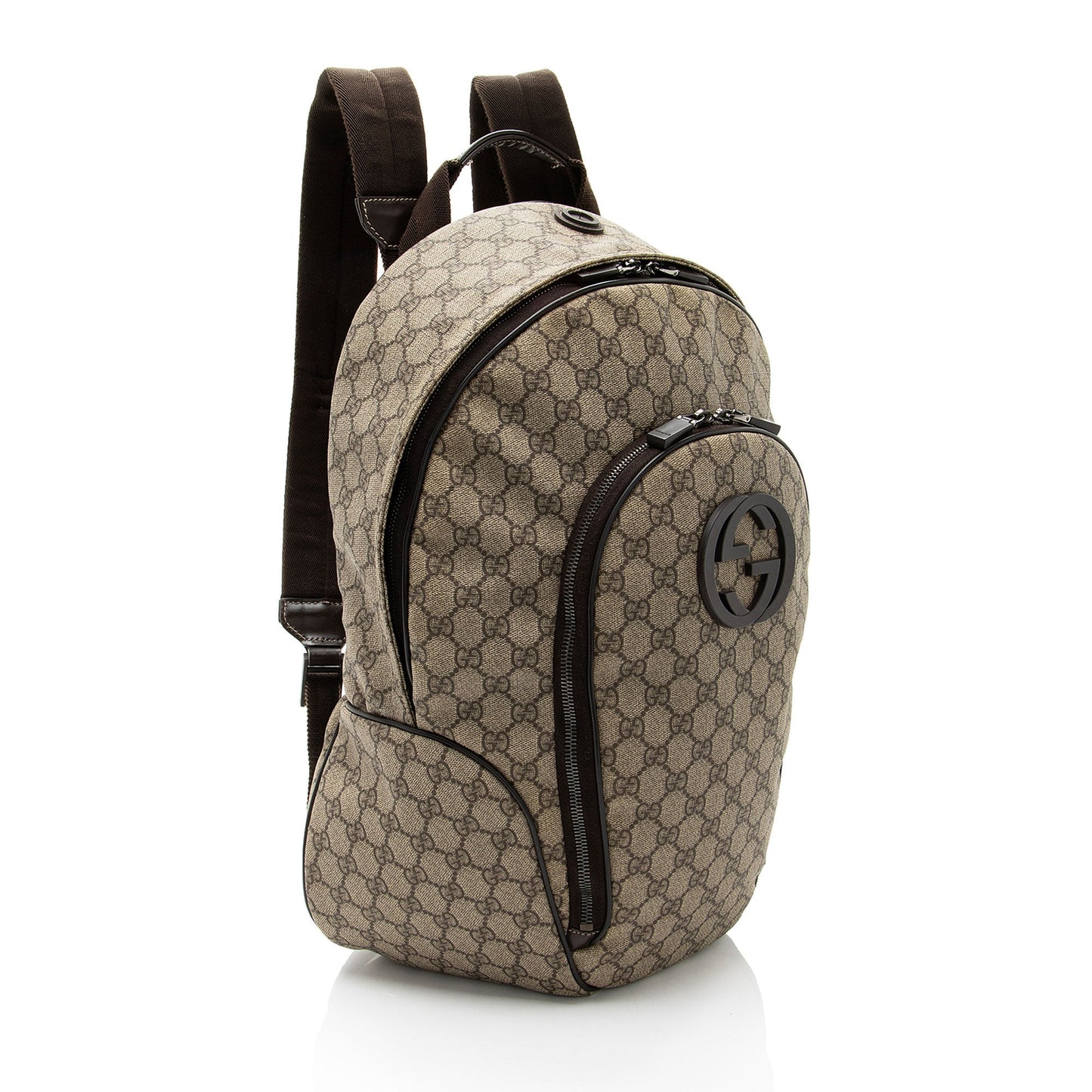Gucci GG Supreme Interlocking G Medium Backpack
