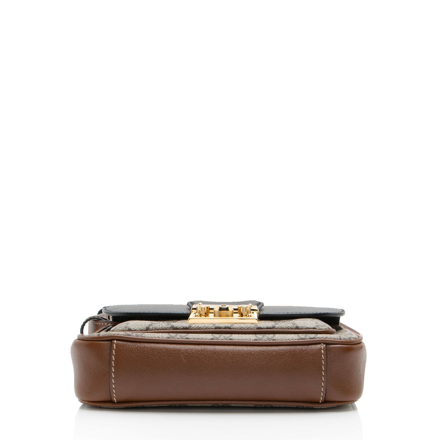Gucci GG Supreme Leather Padlock Mini Crossbody
