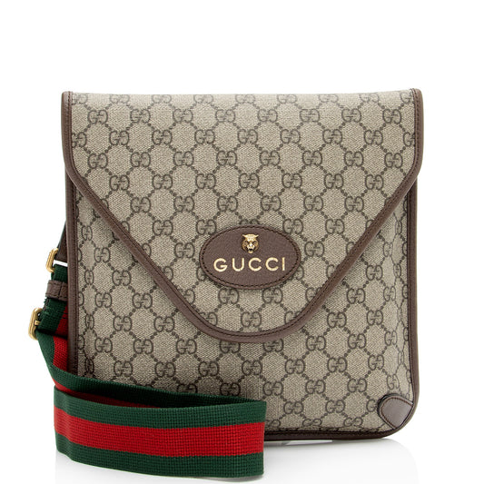 Gucci GG Supreme Neo Vintage Medium Messenger Bag (SHF-6GM9Gn)