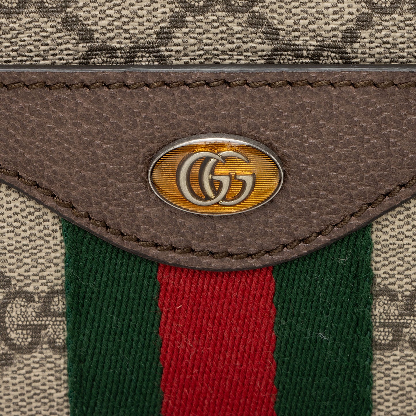 Gucci GG Supreme Ophidia Gusset Medium Crossbody