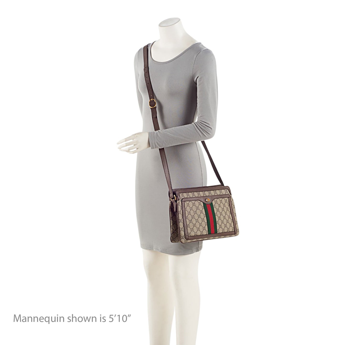 Gucci GG Supreme Ophidia Gusset Medium Crossbody